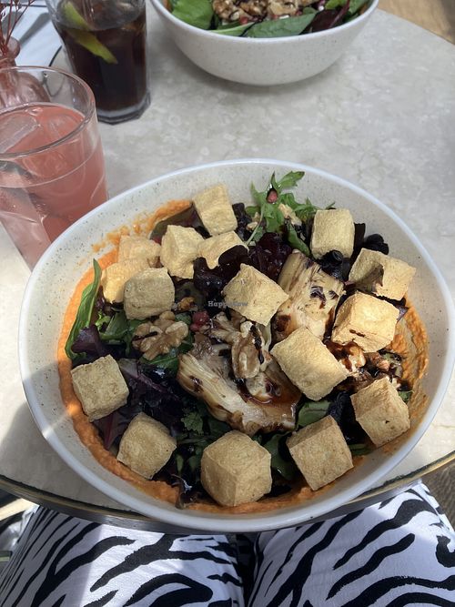 Vegan salad with tofu  at Red Lion Bishops in Norwich