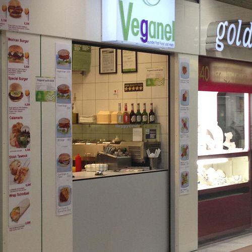 Counter  at Veganel in Erlangen