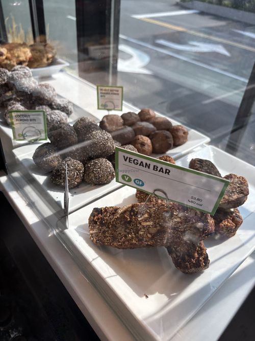 Vegan pastries  at Gregory's Coffee in Darien