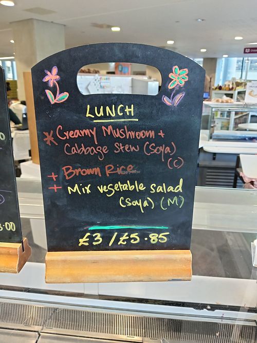 Lunch at Community Cafe in North London