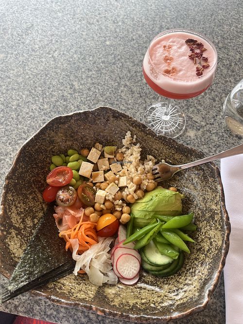 Poke Bowl  at Beach Club Restaurant in Whitsundays