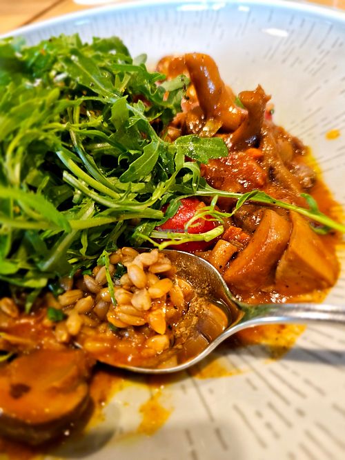 Pilzgulasch at Brauart im Parkhotel Heilbronn in Baden-württemberg