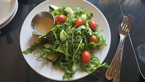 Salad with vegan vinaigrette at Ciao Baci in Little Rock