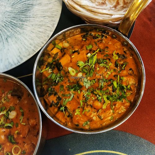 Tofu chana saag at Nepal Delight in Vlaanderen