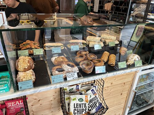 Bakery goods   at Kave Cafe in London