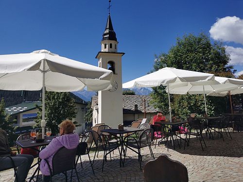 Outside at Cafè-brasserie le Coin du paradis in Valle D'aosta
