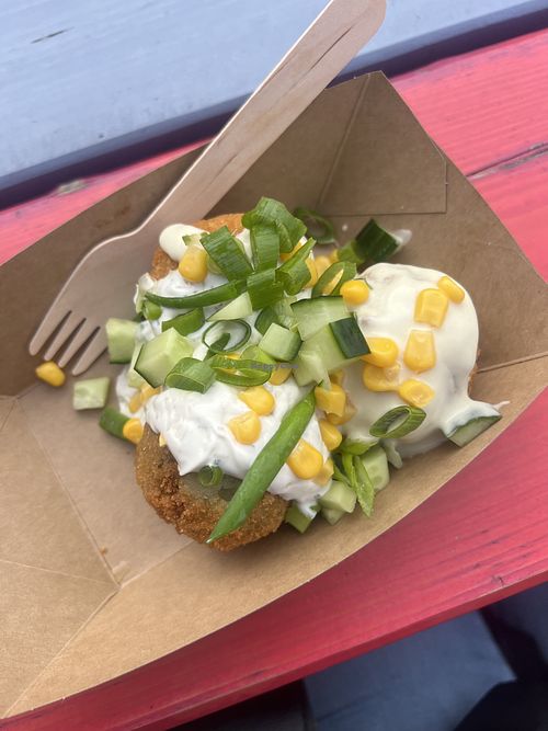 Pesto Balls  at Potatoez in Eckernfoerde