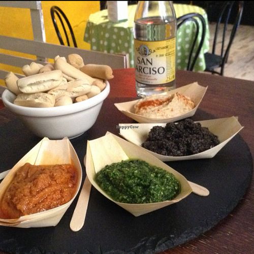 Dips  at Bubita Bar in Barcelona
