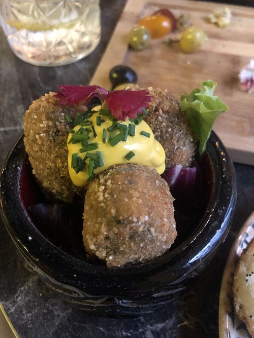 Croquettes ⭐️⭐️⭐️💫   at Bubita Bar in Barcelona