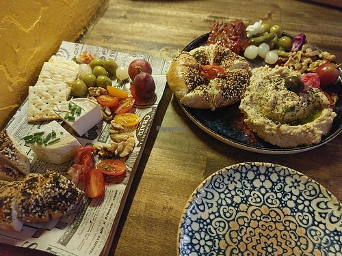 Camem-veg and instahummus at Bubita Bar in Barcelona