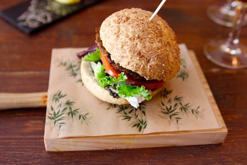 another vegan burger, it was alright  at Bubita Bar in Barcelona