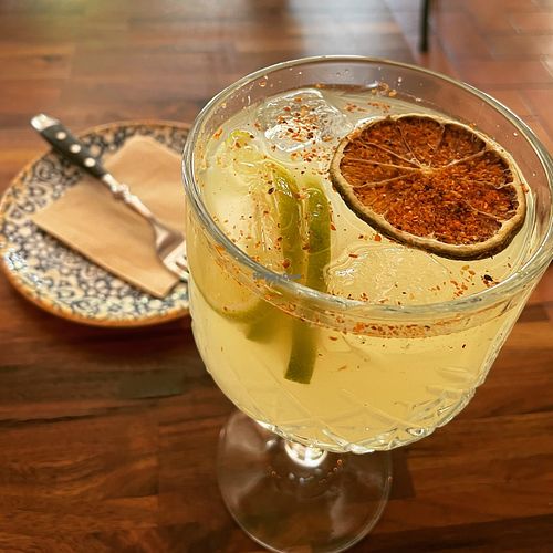 Frida Sangria (Cava, Lime & Tequila)!  at Bubita Bar in Barcelona