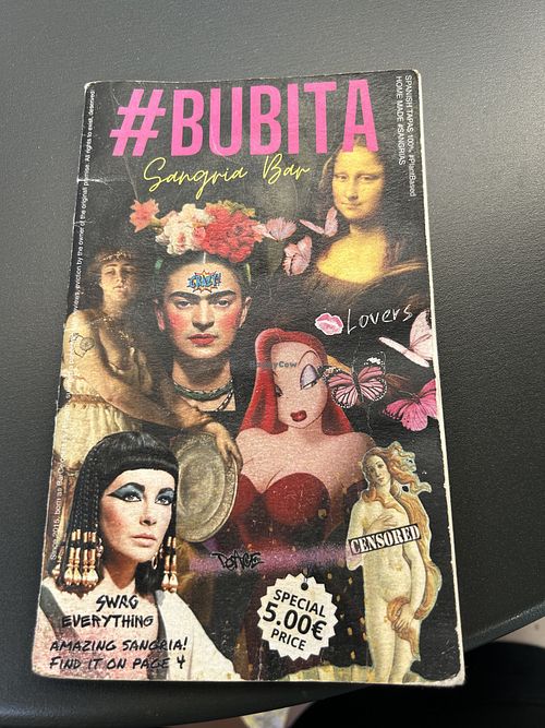 Menu   at Bubita Bar in Barcelona