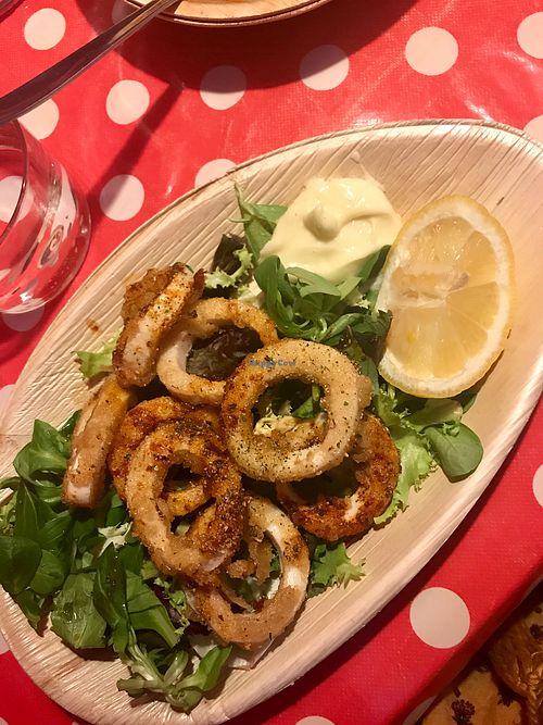 Calamari at Bubita Bar in Barcelona