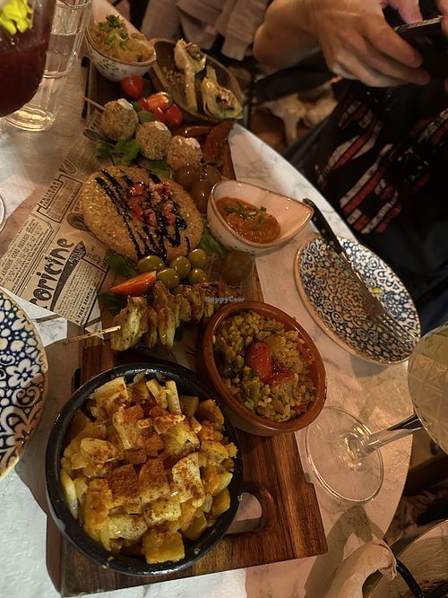 Pasion platter  at Bubita Bar in Barcelona