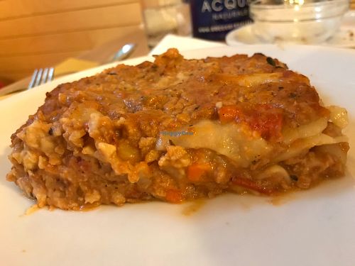 Lasagna  at Veganda in Padua