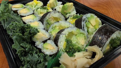 Avocado Rolls and Veggie Combo Rolls at Fancy Sushi & Grill in Palm Coast