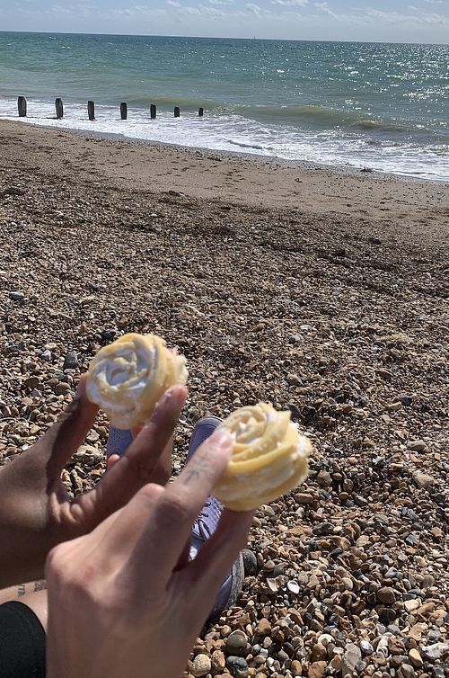 Viennese whirls  at Harbours Vegan Bakery in Lancing