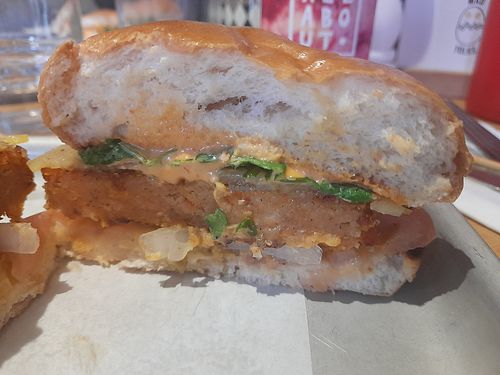 The vegan Yolko Ono burger at Mad Yolks in County Dublin