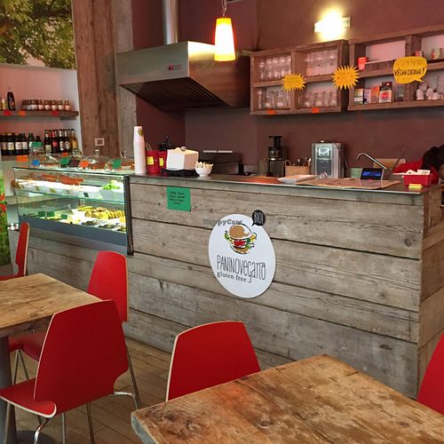 Counter  at Panino Vegano in Florence