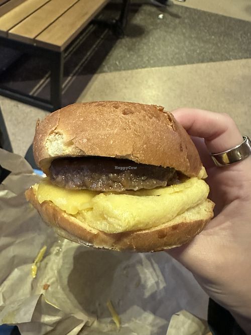 Breakfast roll  at Cafe Nero - South Station in Boston