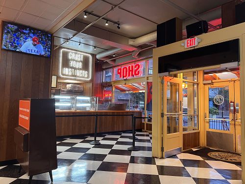 Entrance   at Geraci's Slice Shop in Cleveland