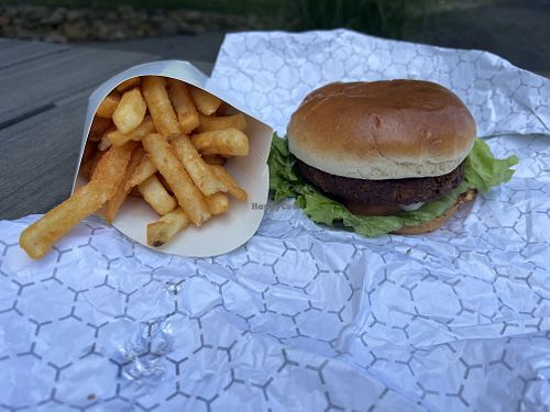 Veggie Burger Meal  at Burger Master Drive In in Townsend