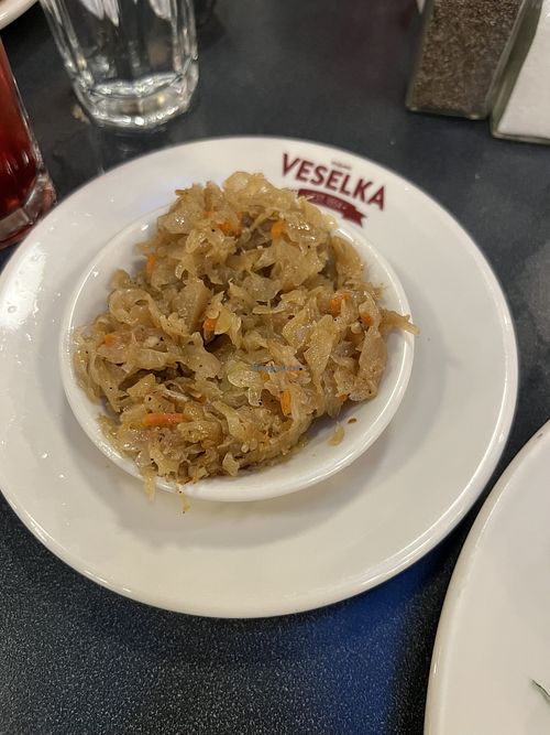 Sauerkraut side  at Veselka Williamsburg in New York