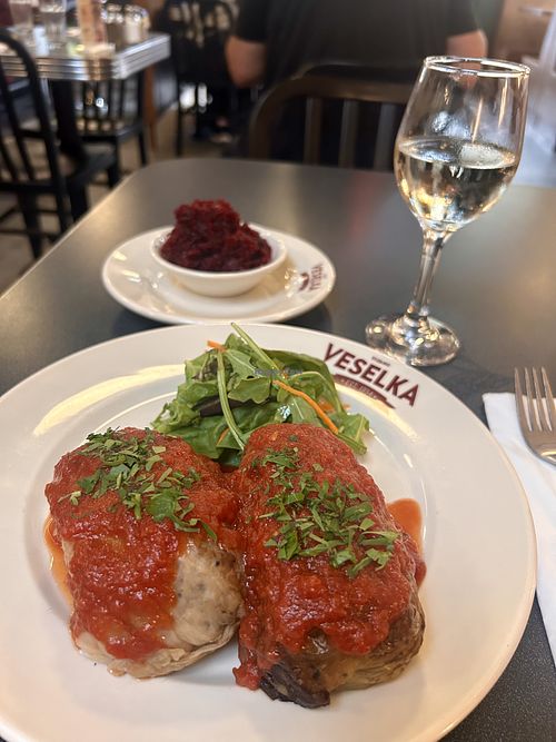   at Veselka Williamsburg in New York