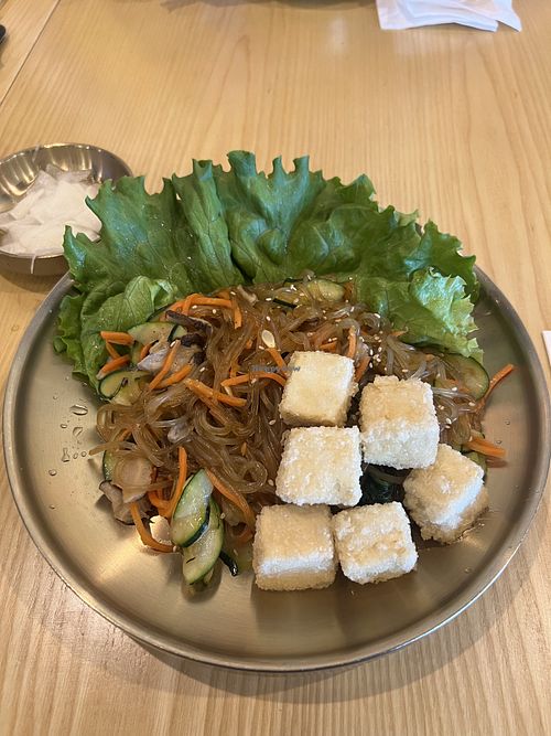 Japchae with tofu  at BaBbi BaBbi Korean Kitchen in Winter Garden