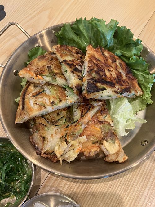 Vegetable pancake  at BaBbi BaBbi Korean Kitchen in Winter Garden