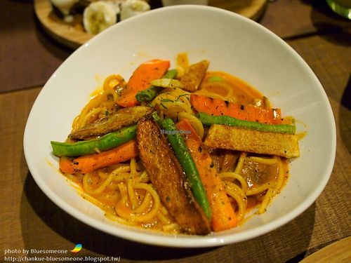 tomato pasta! at Miss Green - Dunhua in Taipei