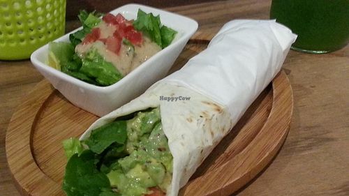 avocado wrap at Miss Green - Dunhua in Taipei