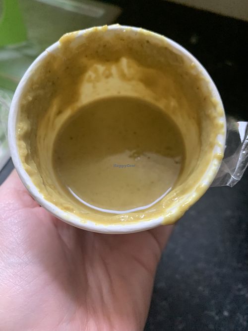 Vegan green curry sauce  at Camille  in County Dublin