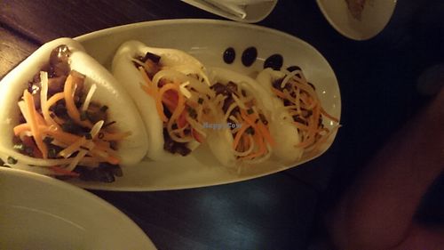 Caramelised eggplant Baobab Buns at Charlie Was a Sinner in Philadelphia