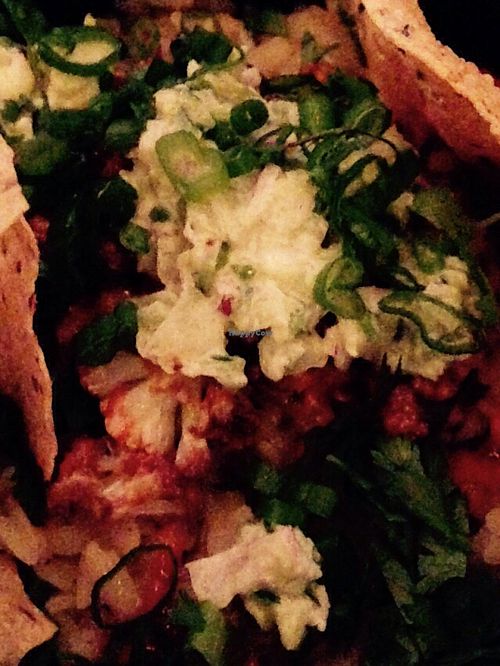 Poha- cauliflower with papadum and 'rice' at V Street in Philadelphia