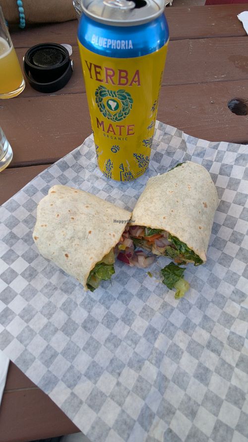 Tofu wrap at The Good & Evil Wrap Co. in Milwaukie
