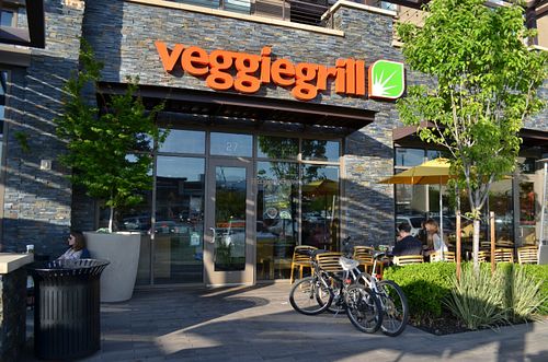 Outside  at Veggie Grill in Mountain View