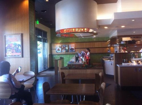 order station at Veggie Grill in Mountain View