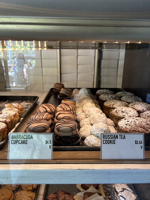 The barracuda is perfect for those that like chocolate on chocolate lol - very good!   at Pushkin's Bakery in Sacramento