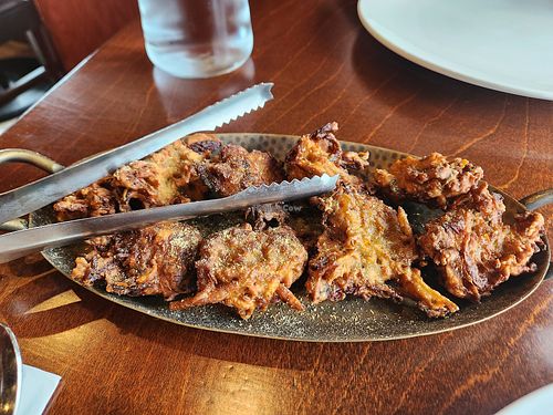 Vegetable pakora at Maharaja Cuisine of India in Seattle