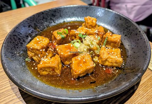 Crispy Tofu with Chilli Pickled Sauce at Kuānzhǎi Xiàng Noodle Alley - 宽窄巷 Noodle Alley in England