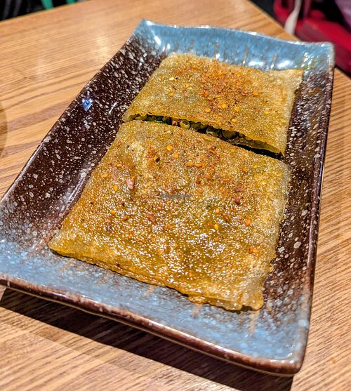 Pan Fried Sweet Potato Vermicelli Sheet With Pickled Vegetables, Chilli Sauce at Kuānzhǎi Xiàng Noodle Alley - 宽窄巷 Noodle Alley in England