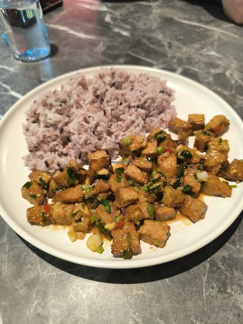 Salt & Chilli Tempeh. at So Vegan - Phoenix Pratunam in Bangkok