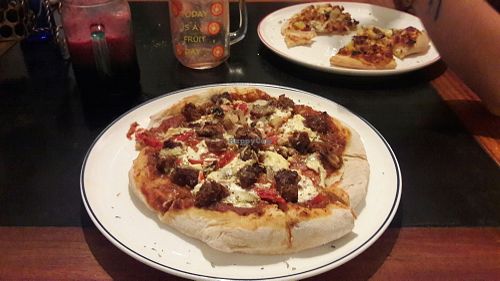 pizza antonio's at Vegan House in Medellin