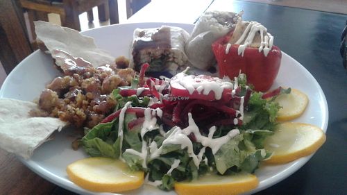 Vegan sushi at Vegan House in Medellin