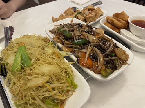 Veggie rice vermicelli   at The Imperial Restaurant in England