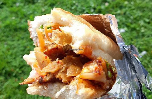 Kimcheese seitan banh mi at Bamilami Ainoa in Uusimaa