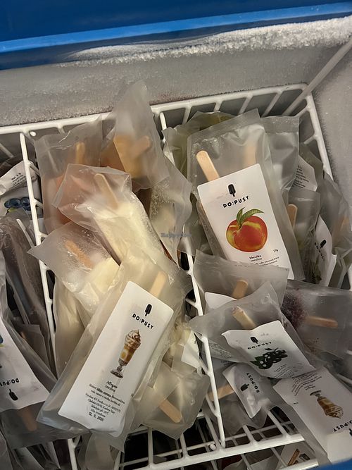 Ice cream - sorbet available   at Dvorek Litomyšl in Litomysl