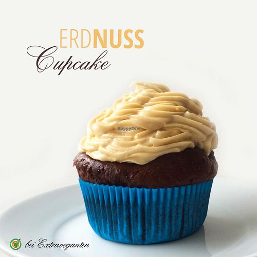 Peanut cupcake at Die Extraveganten in Augsburg